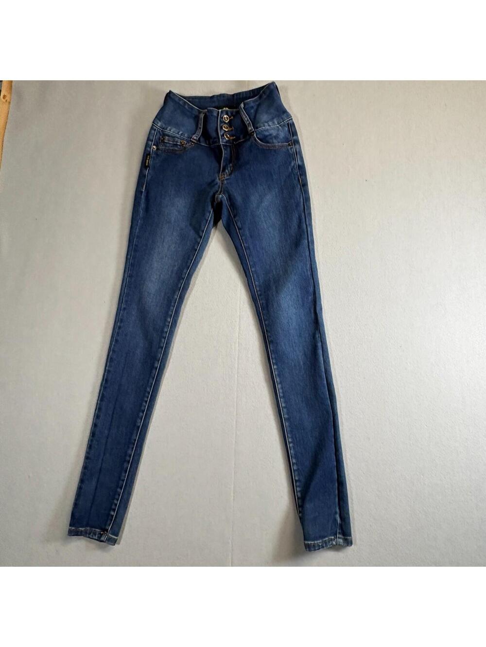 Hammer Jeans Women’s High Rise Skinny Jeans Size 3 Fits Like 21x28 Blue